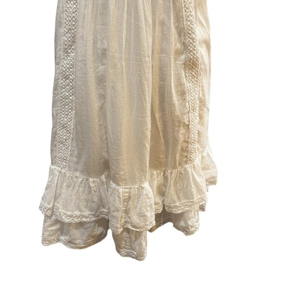 Ulla Johnson Madison Dress XS Blanc White Eyelet Lace Boho Ruffle Tassel Mini $4 - Picture 8 of 9